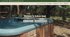 Desktop Screenshot of buffalobendcabins.com